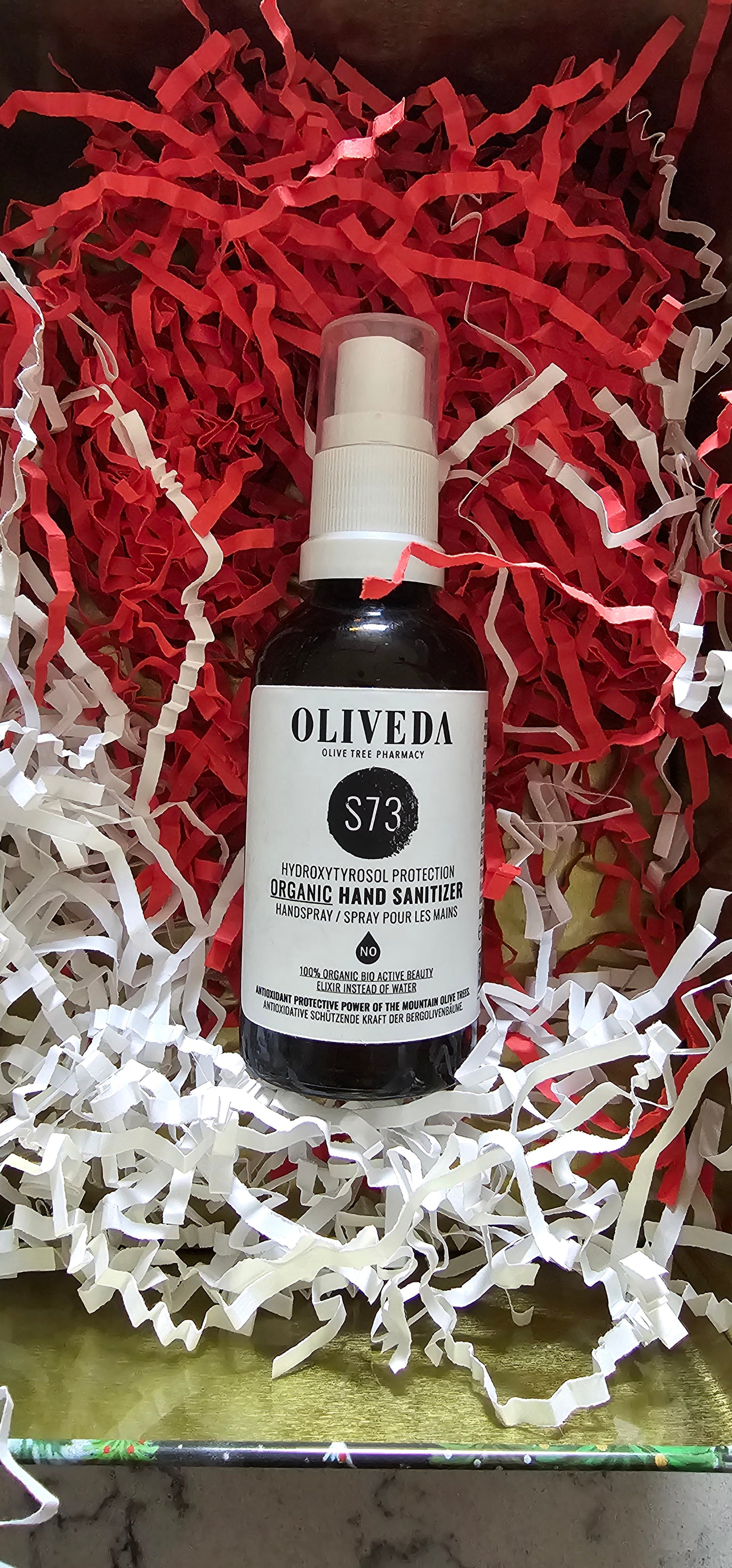 Organic hand sanitizer