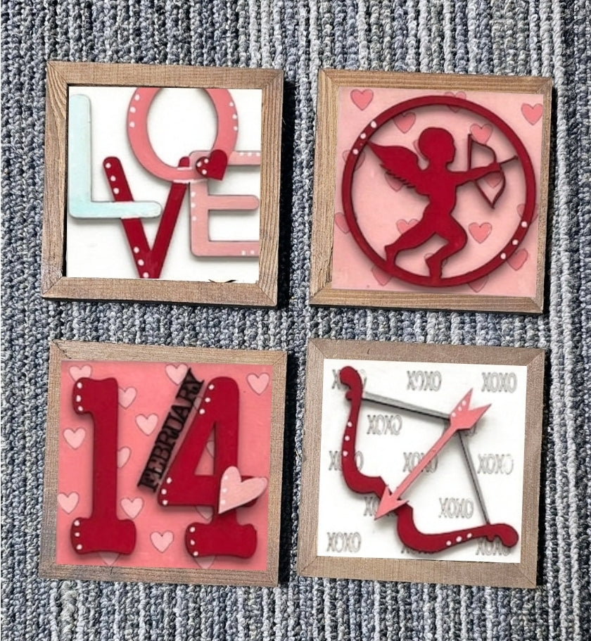 3x3 Valentines