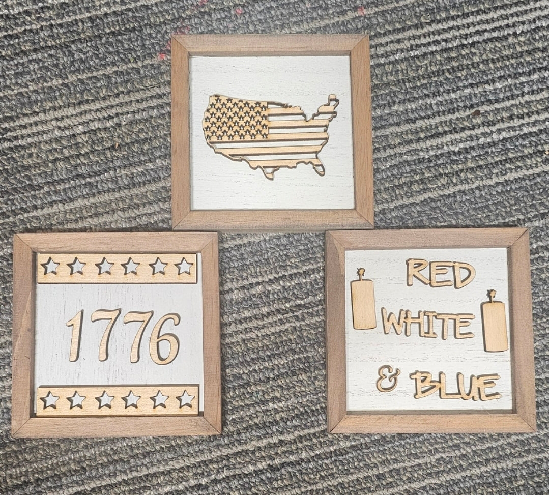 3x3 patriotic