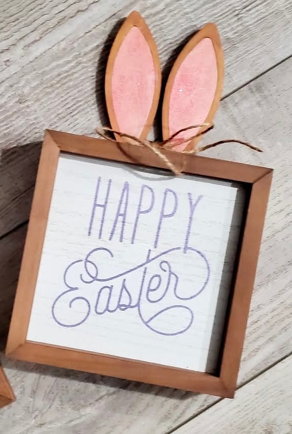 Happy Easter box frame