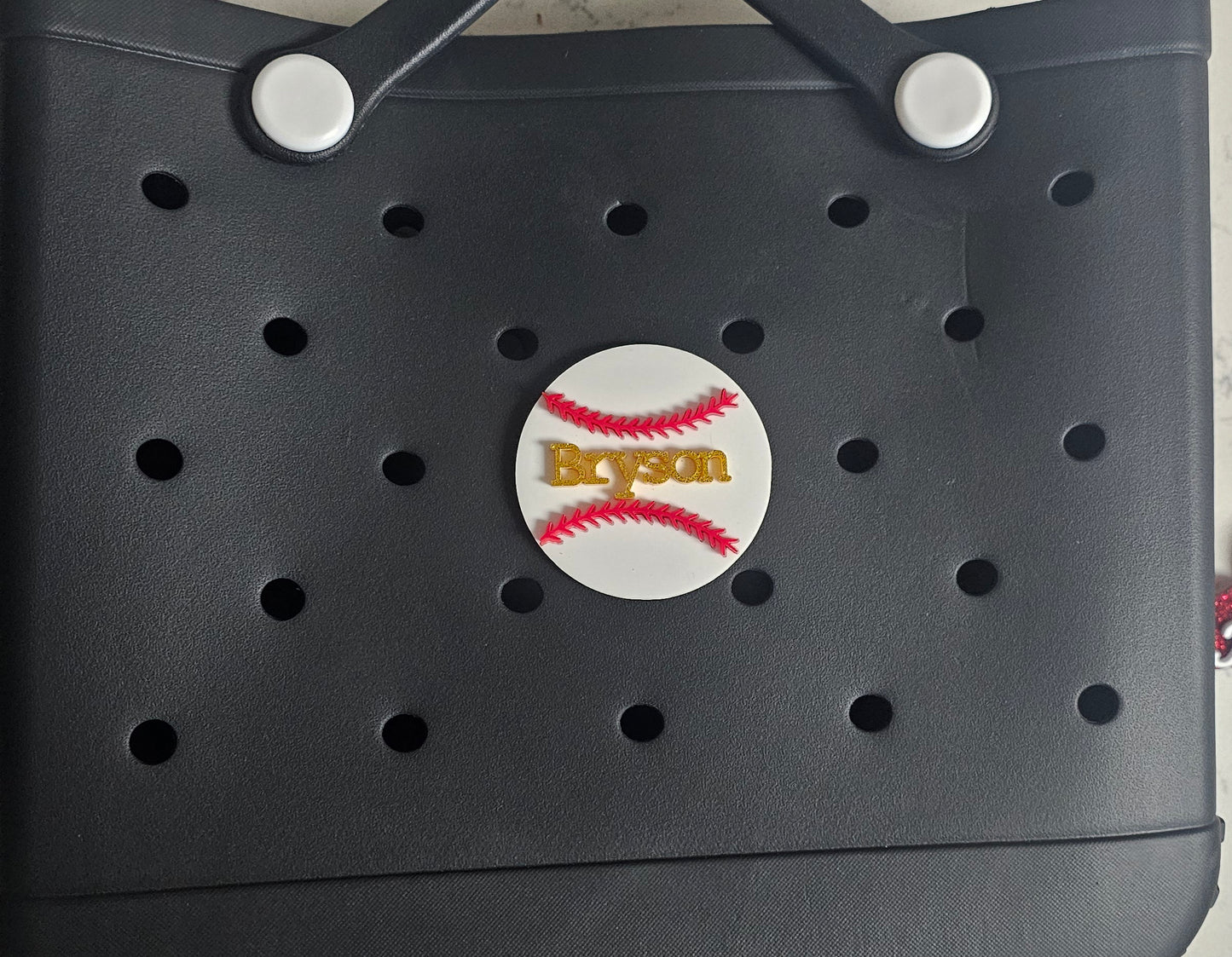 Baseball bogg charm
