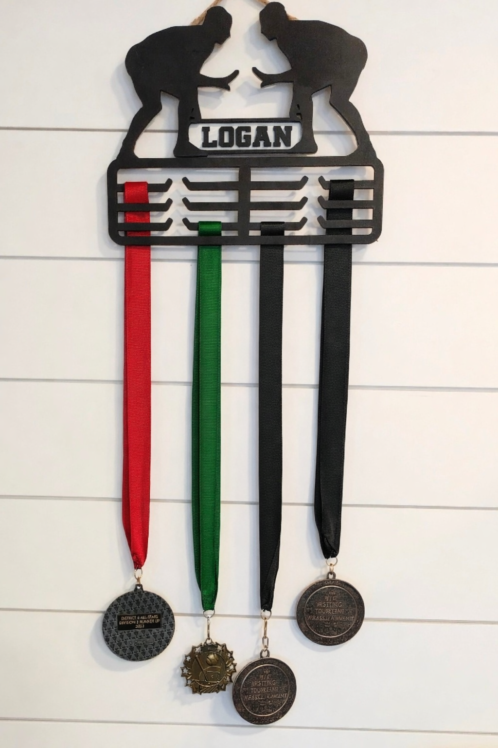 Wrestling metal holder