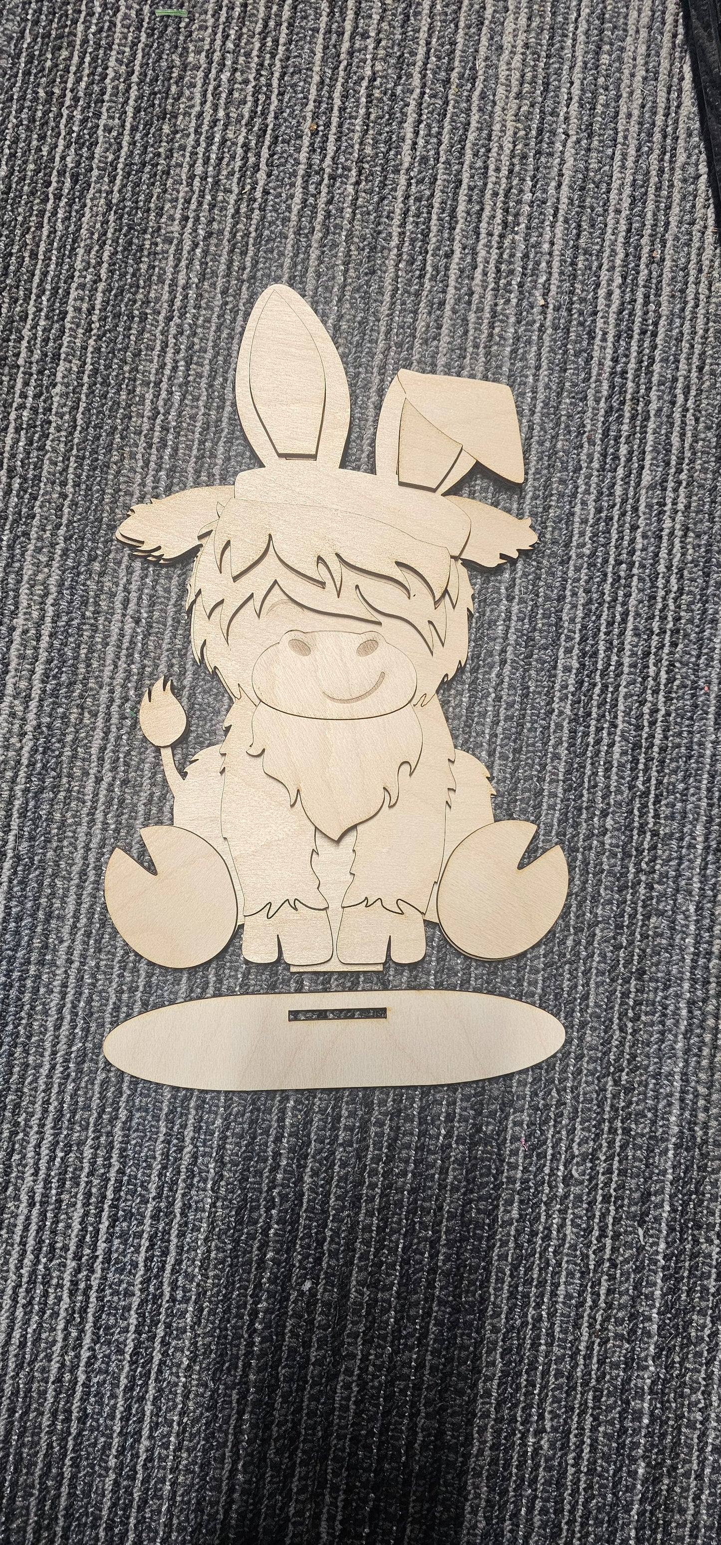 Bunny highland cow