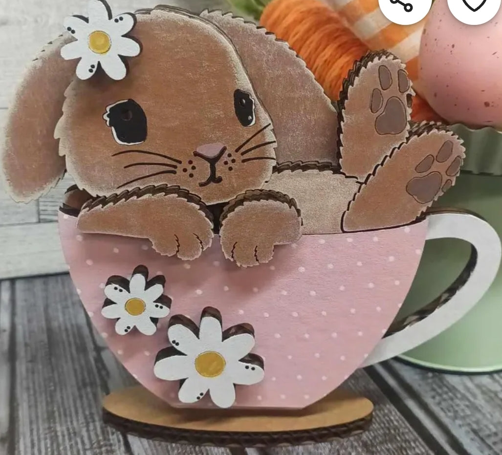 Weekly tea cup bunny