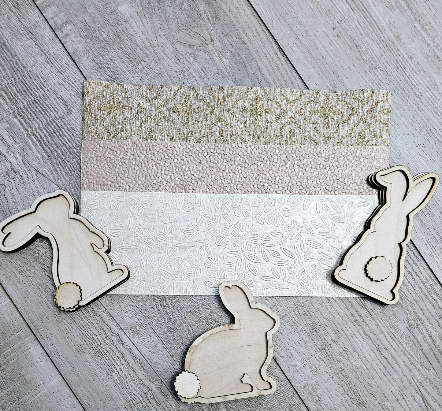 3 layer bunny - Custard cuts