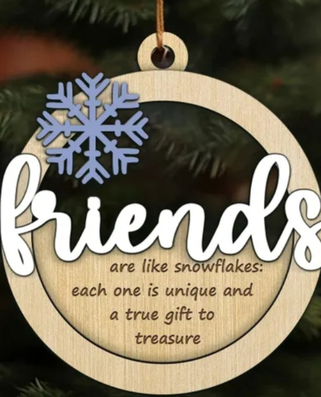 Friends ornament