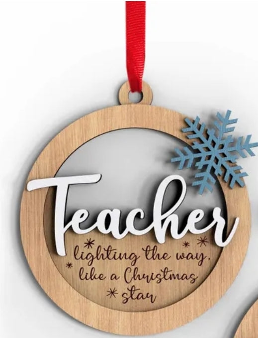 Teacher ornament