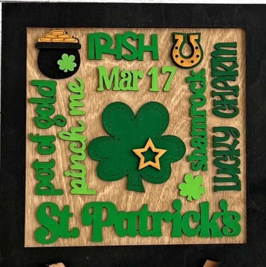 9x9 st. Pattys day
