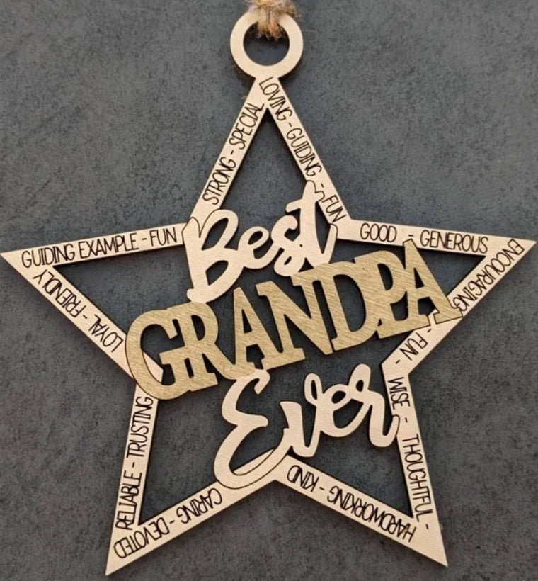 Best grandpa ornament - Custard cuts