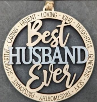 Best husband ornament - Custard cuts