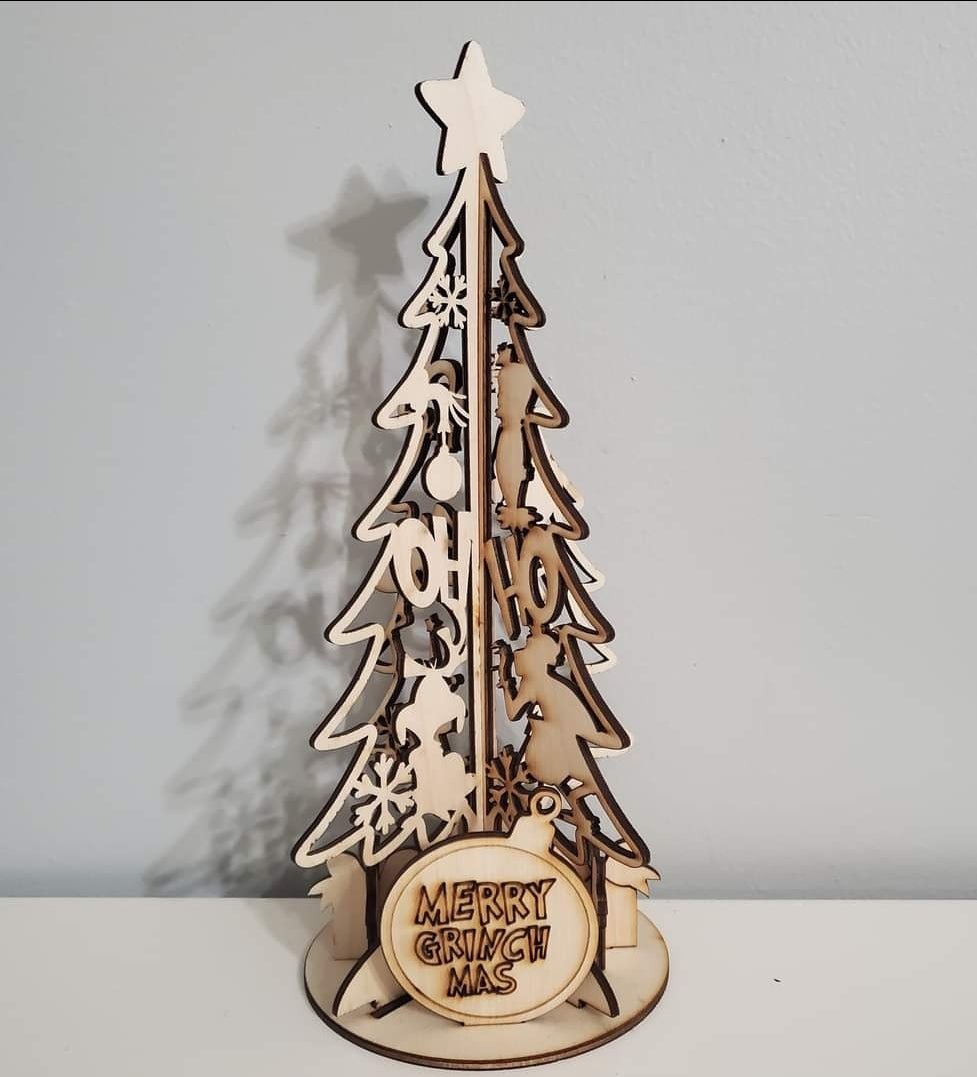 DIY green man tree – Custard cuts
