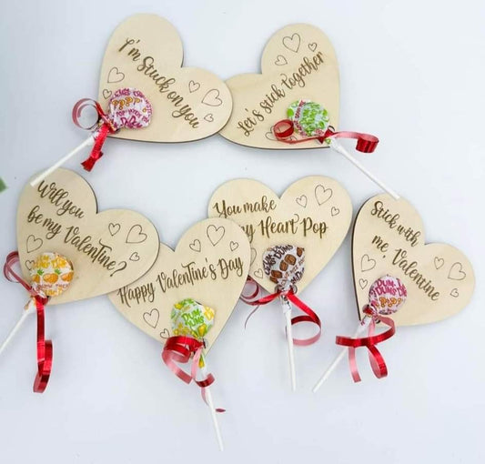 Dum dum valentines - Custard cuts