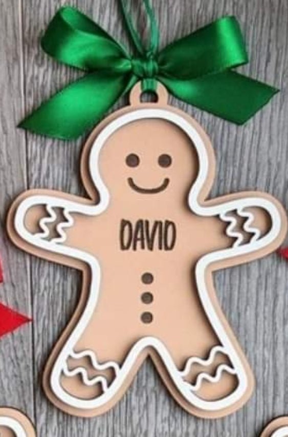 Gingerbread ornament - Custard cuts