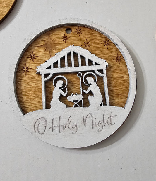 O holy night ornament - Custard cuts