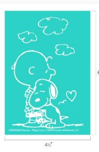 Snoopy Puppy love wood only