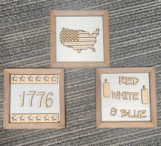 3x3 patriotic