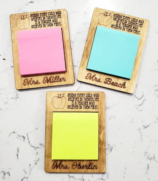 Teacher custom notepad
