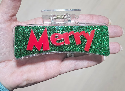 Merry grinchmas claw large