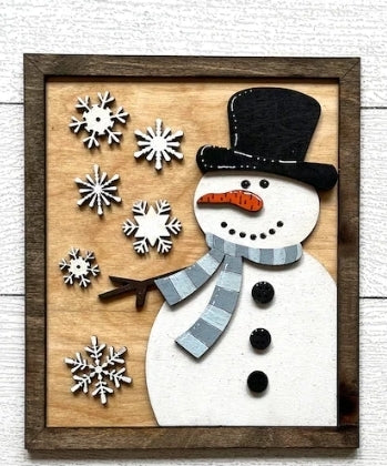 9x9 snow man