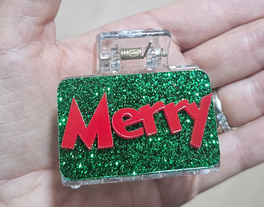 Merry Grinchmas claw small