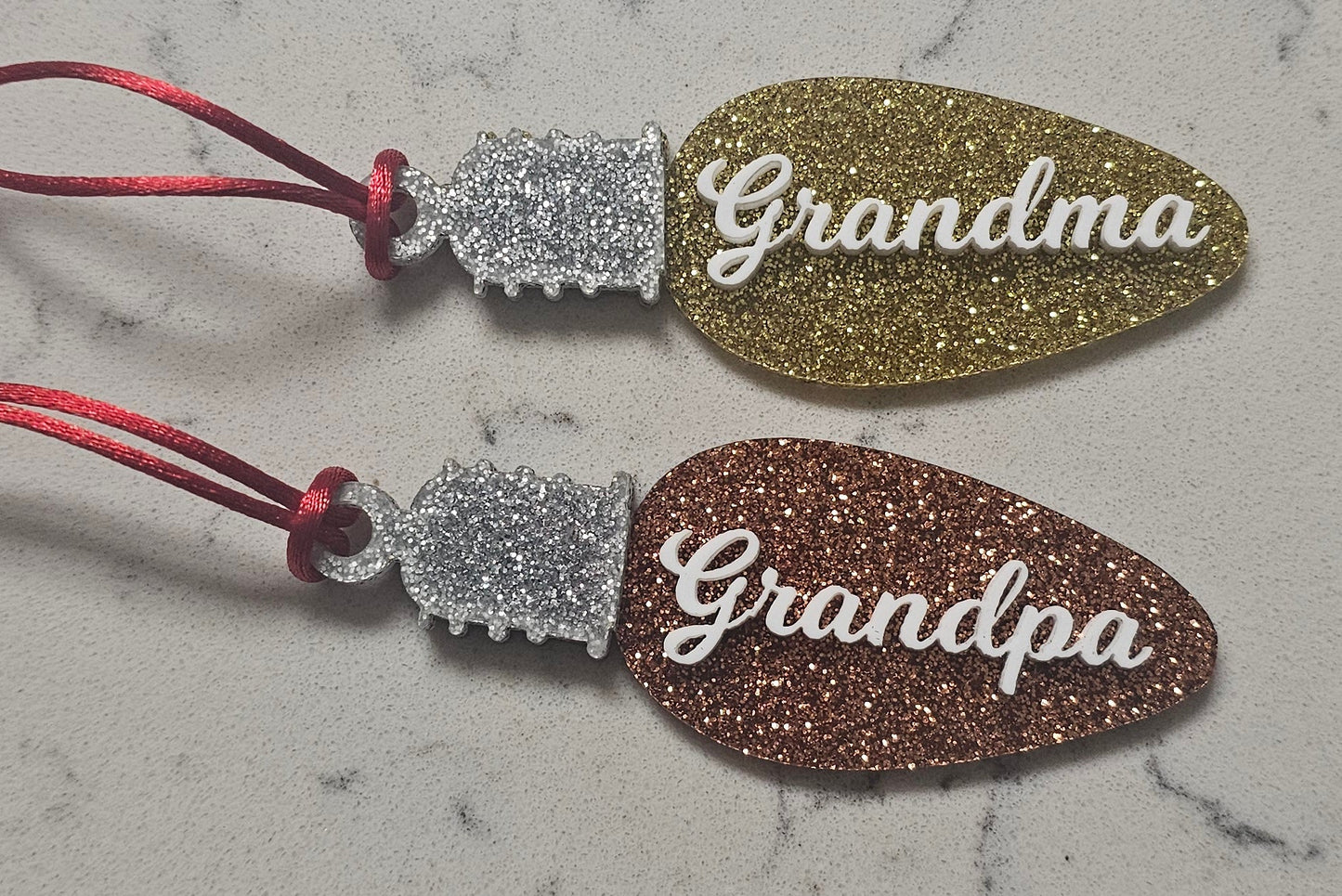 Grandma and grandpa bulb set