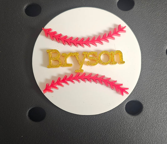 Baseball bogg charm