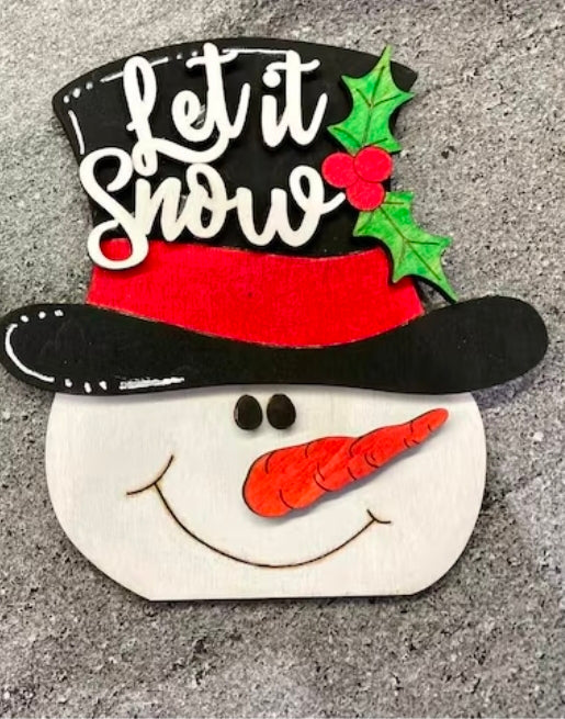 Let it snow snowman