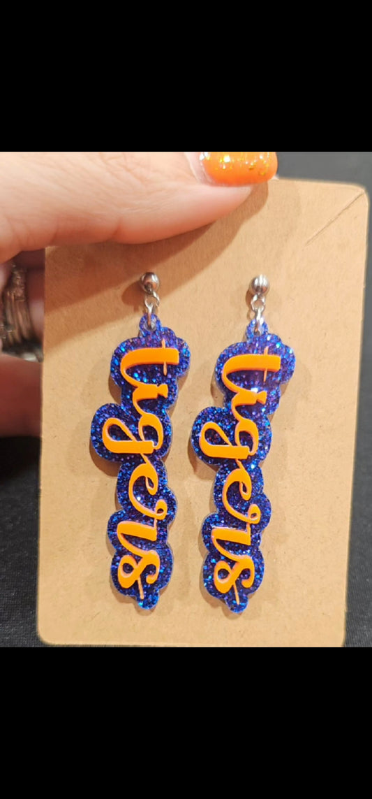 Tigers ( blue and orange)