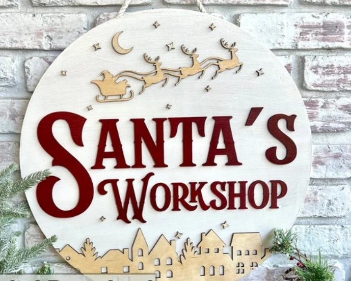 Santas workshop - Custard cuts