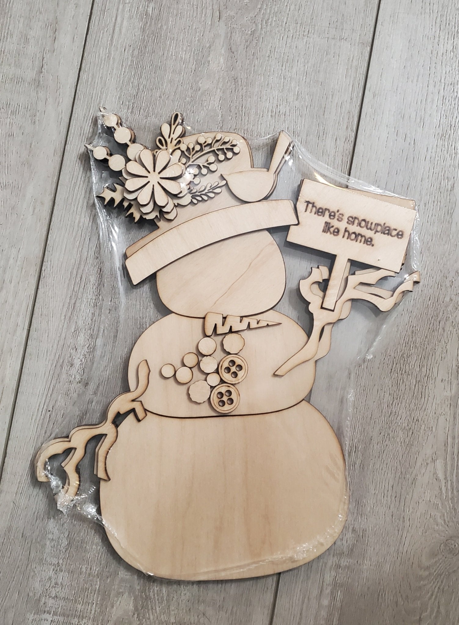 Snowman DIY Kit - Custard cuts