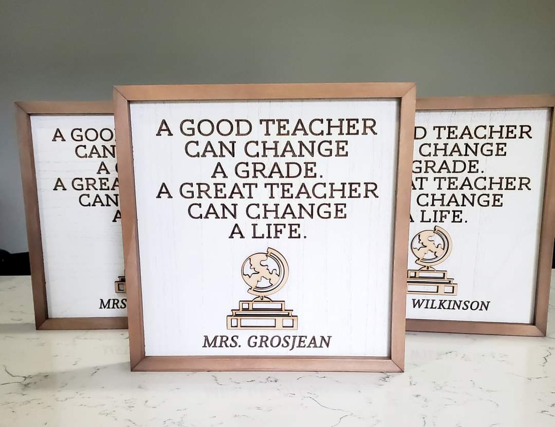 Teacher box frame - Custard cuts